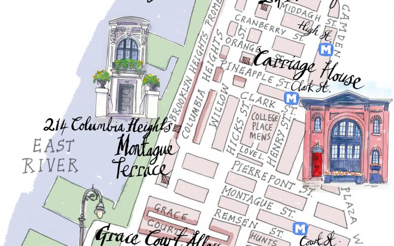 Brooklyn Heights  map -Walk with me New York