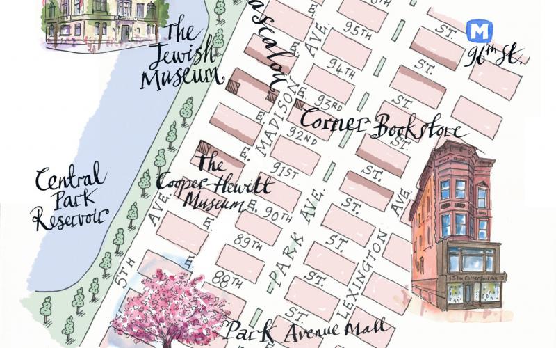 Carnigie Hill  map -Walk with me New York