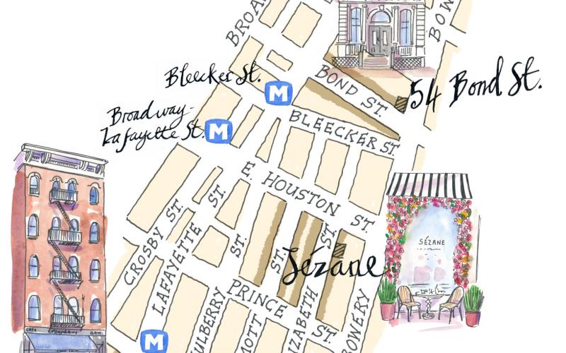 NOHO  map -Walk with me New York